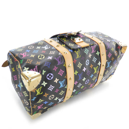 Louis Vuitton Monogram Multicolor Keepall 45 Black 3 of 7