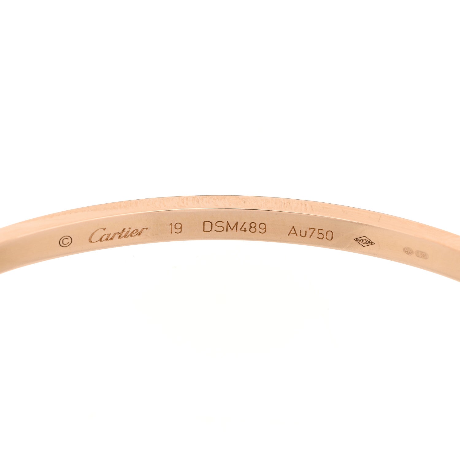 Cartier 18K Pink Gold Small LOVE Bracelet 19 4 of 6