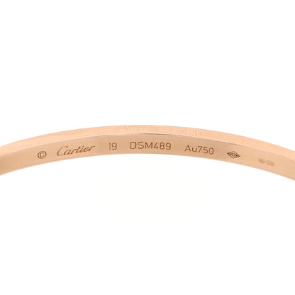 Cartier 18K Pink Gold Small LOVE Bracelet 19 4 of 6