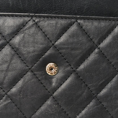 Chanel Aged Calfskin Quilted Reissue Wallet On Chain WOC Black 14 of 27