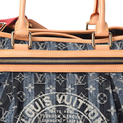 Louis Vuitton Denim Raye Cabas GM 9 of 9