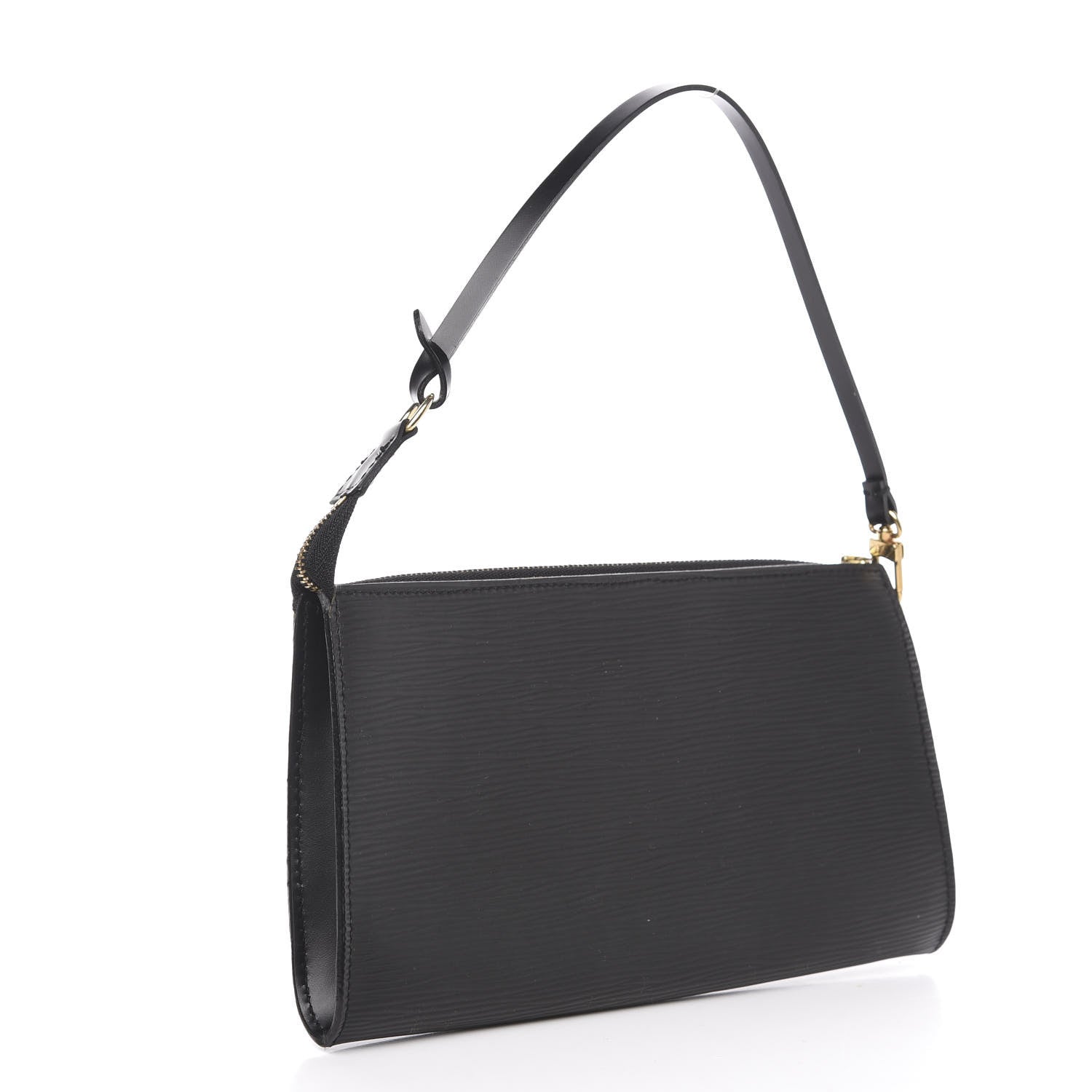 Louis Vuitton Epi Pochette Accessories 24 Black 3 of 11