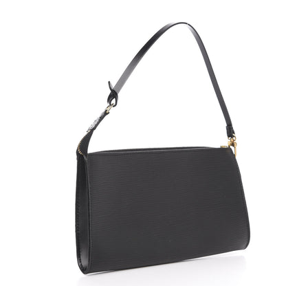 Louis Vuitton Epi Pochette Accessories 24 Black 3 of 11