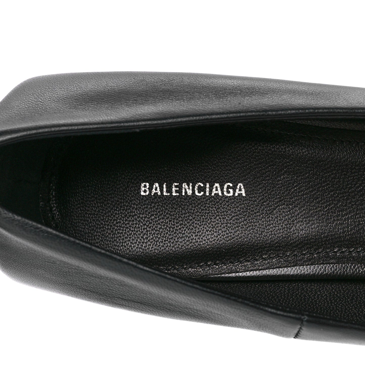 Nappa Square Knife 80mm Pumps 36 Black