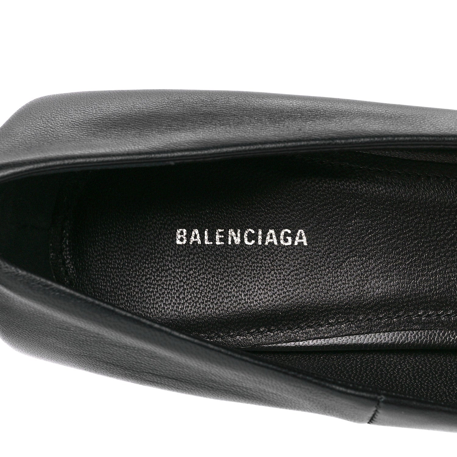 Balenciaga Nappa Square Knife 80mm Pumps 36 Black 7 of 9