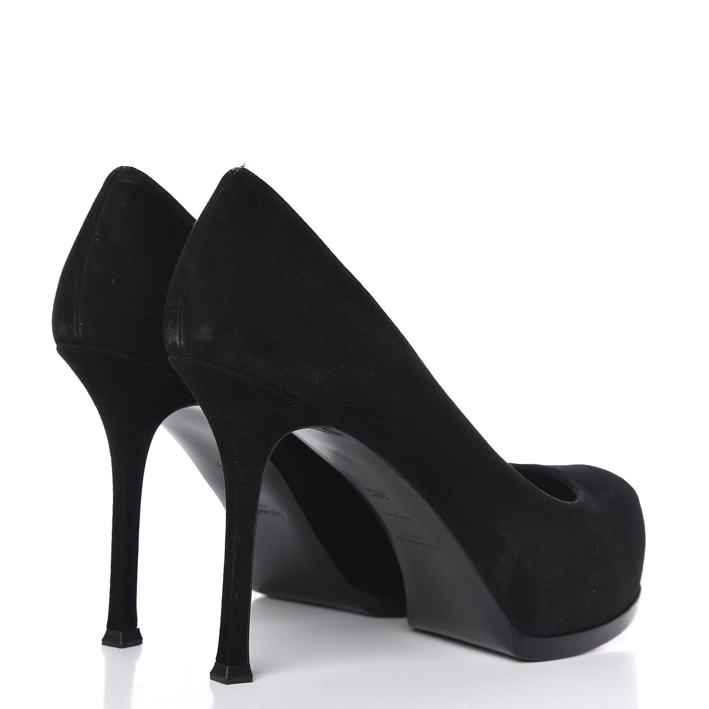 Suede Calfskin Tribtoo 80 Pumps 39.5 Black