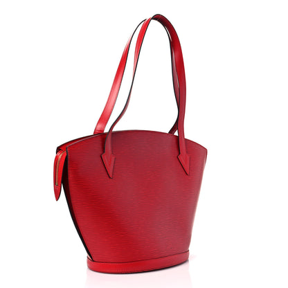 Louis Vuitton Epi Saint Jacques GM Castillan Red 3 of 9