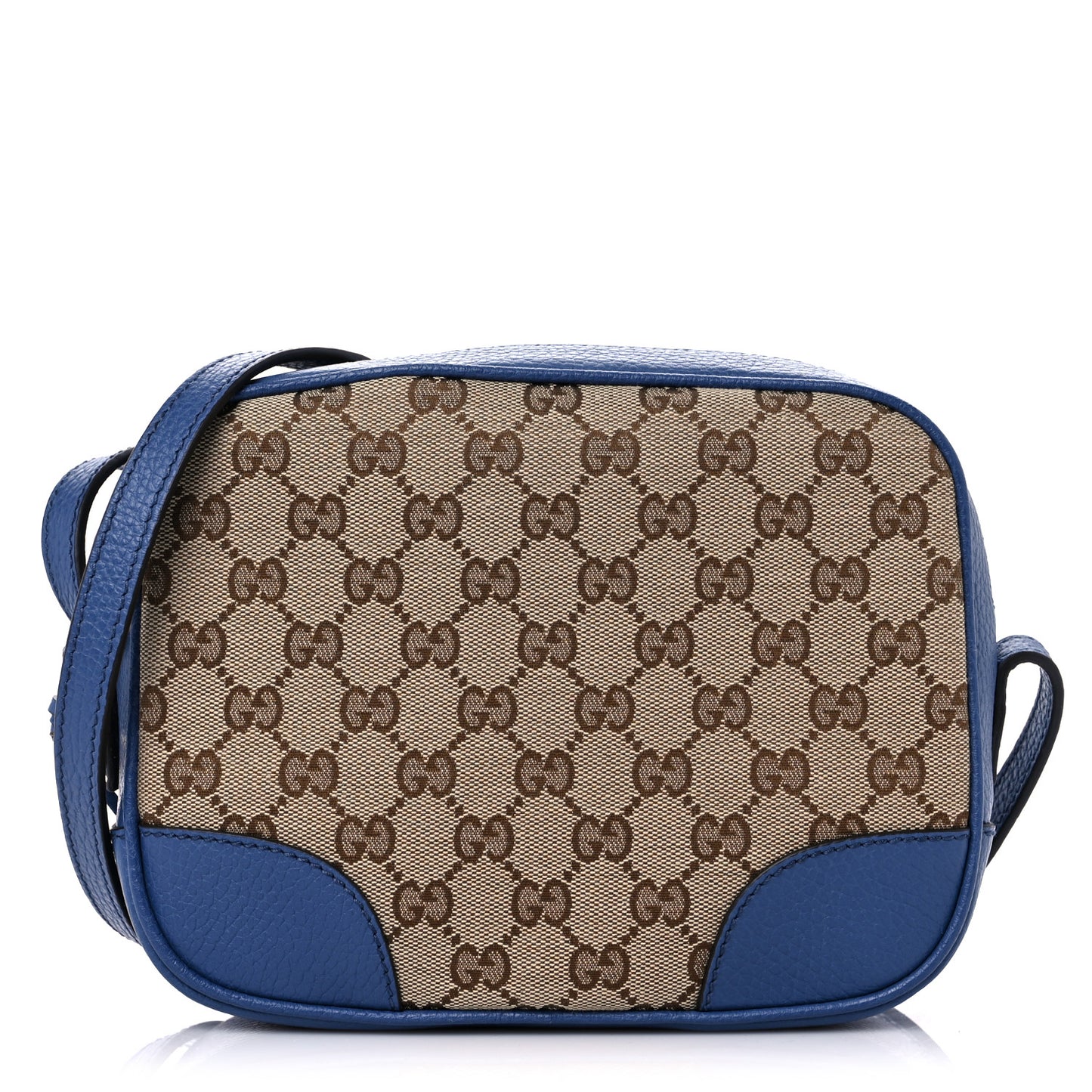 Monogram Dollar Calfskin Mini Bree Messenger Bag Beige Ebony Caspian