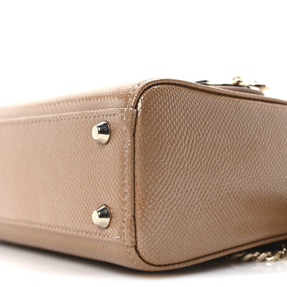 Christian Dior Metallic Lizard Mini Lady Dior Beige 9 of 9