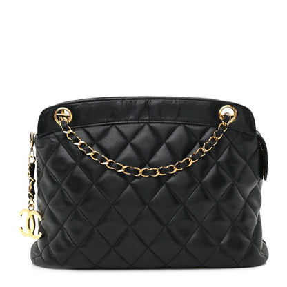 Chanel Lambskin Quilted Shoulder Bag Black 1 of 10