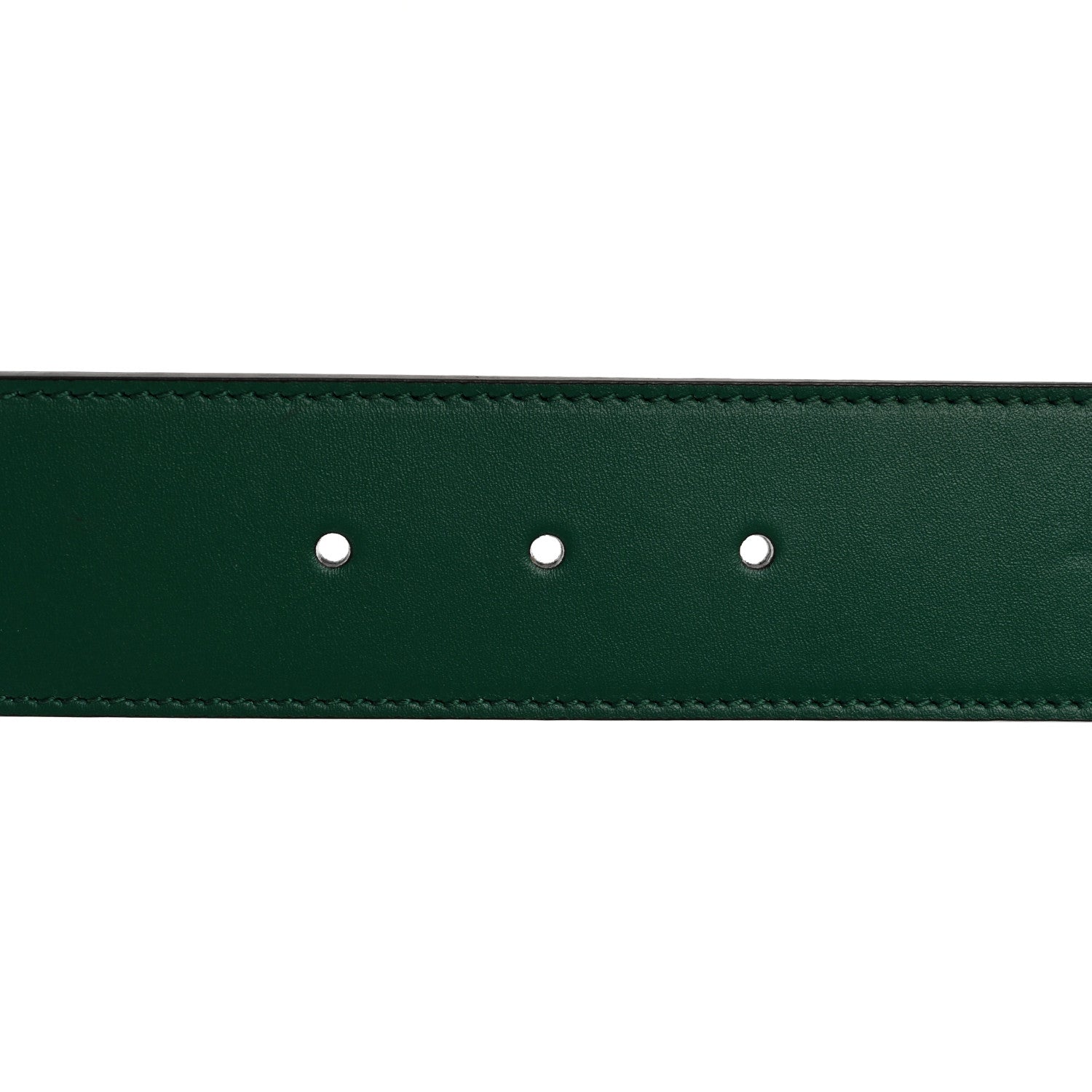 Gucci Calfskin Ceramic Glass Double G 40mm Belt 90 36 Emerald Multicolor 3 of 9