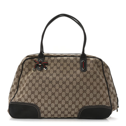 Gucci Monogram Large Princy Duffle Bag Dark Brown 1 of 10