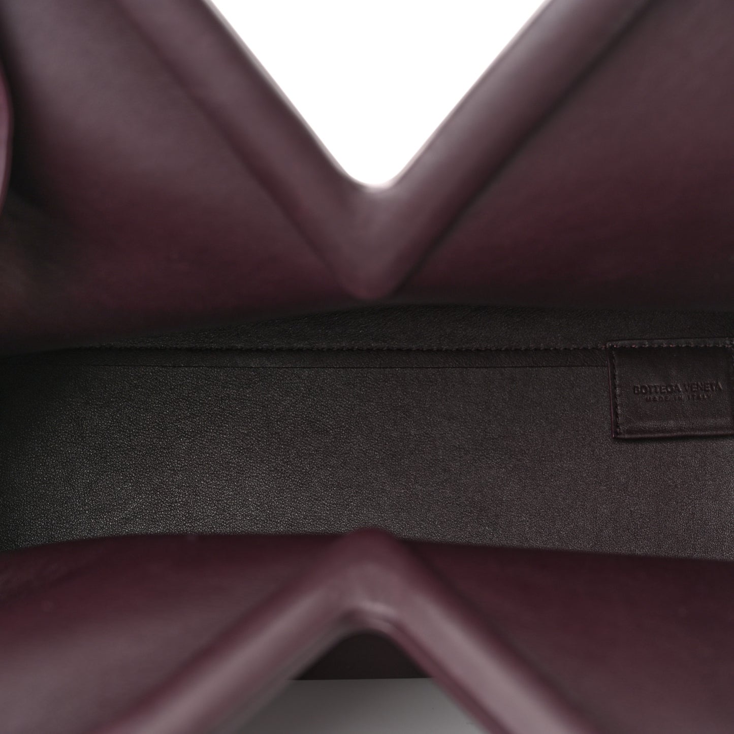 Calfskin Medium The Point Triangle Bag Grape