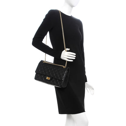 Chanel Aged Calfskin Quilted 2.55 Reissue 226 Flap Black 2 of 7