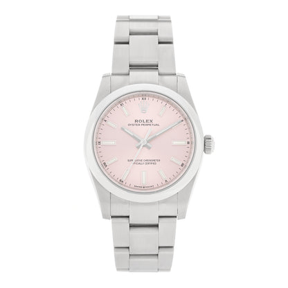 Rolex Stainless Steel 34mm Oyster Perpetual Watch Pink 124200 1 of 5