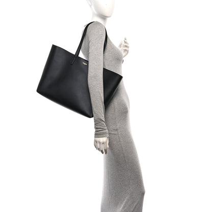 Saint Laurent Calfskin Large Shopping Tote Black 2 of 12