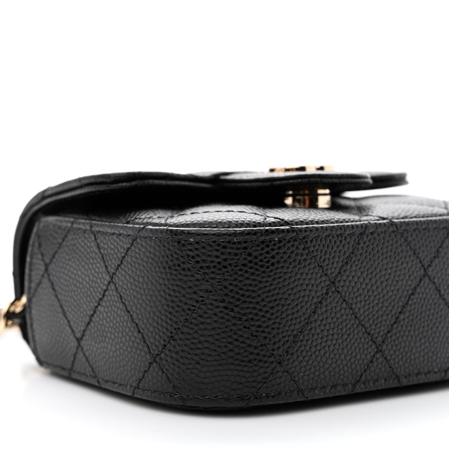 Chanel Caviar Quilted Mini Clutch With Chain Black 10 of 12