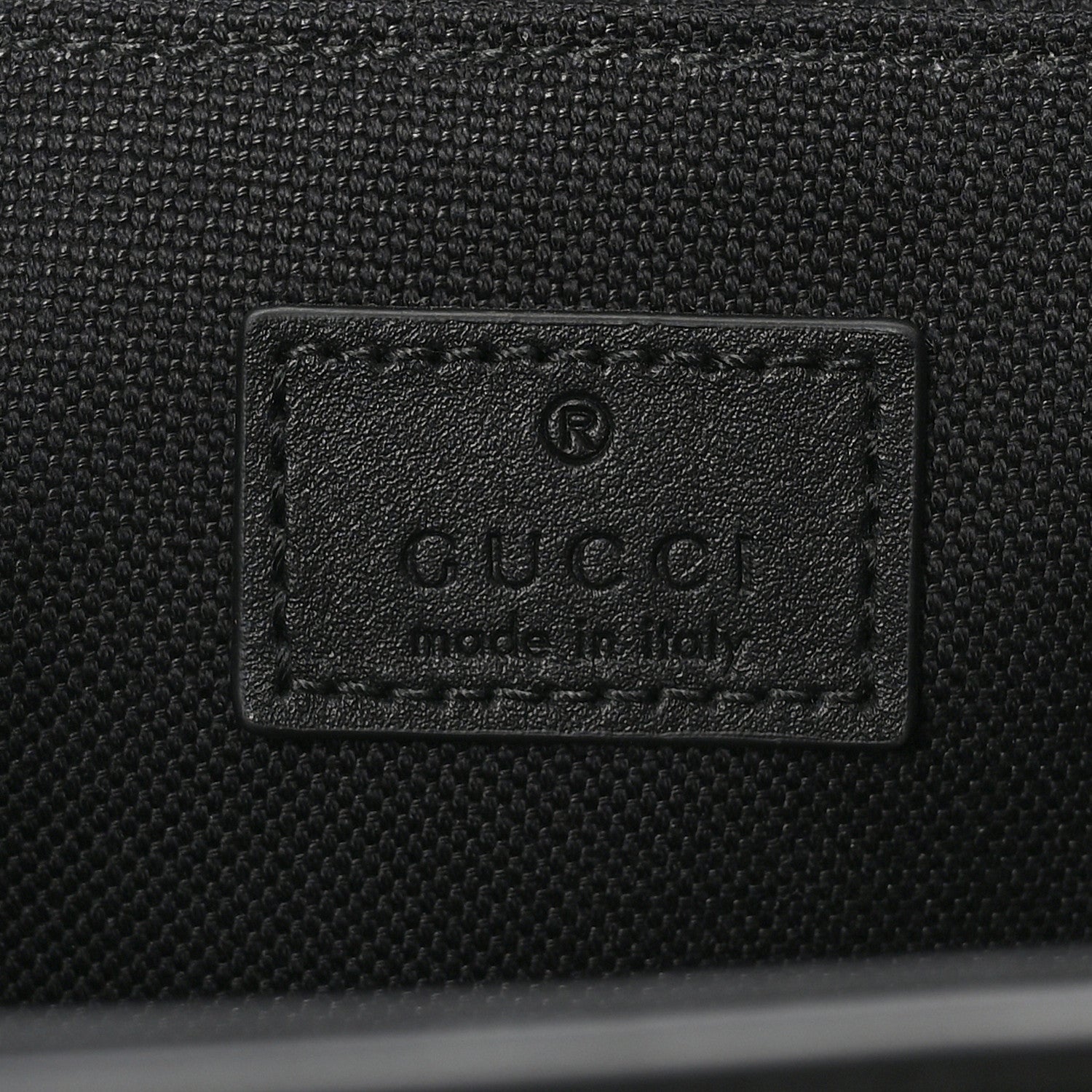 Gucci Crepe Wool Silk GG Monogram Go Small Shoulder Bag Black 7 of 10