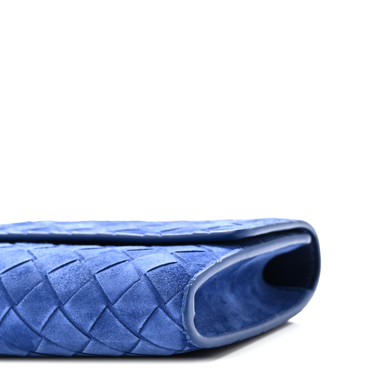 Bottega Veneta Suede Intrecciato Long Andiamo Top Handle Clutch