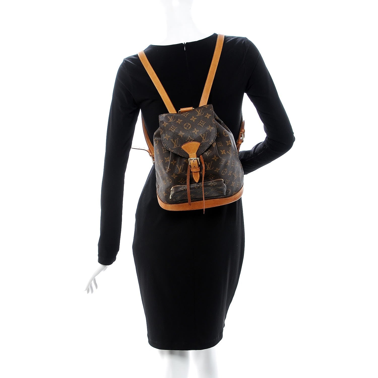 Louis Vuitton Monogram Montsouris MM Backpack 2 of 15