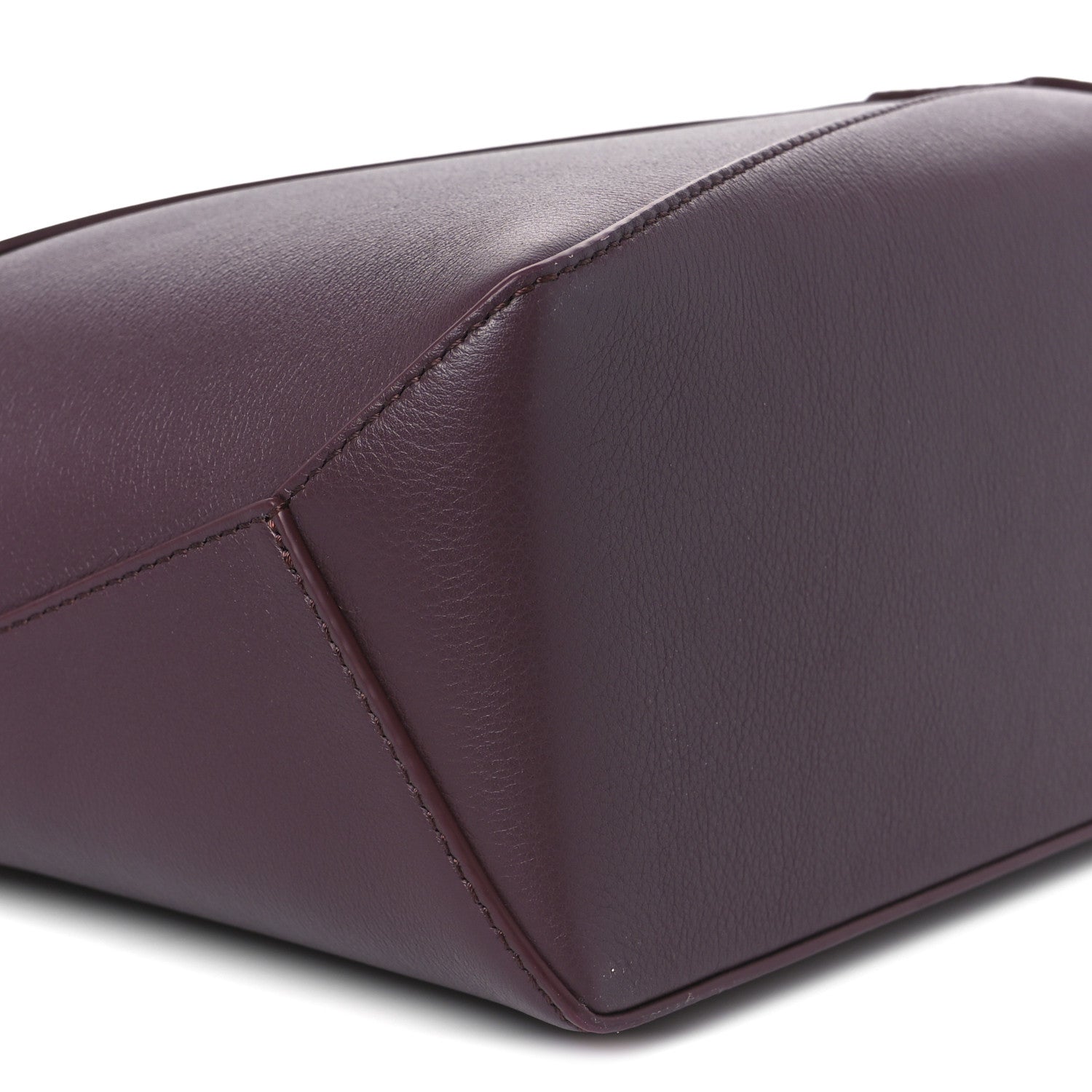 Loewe Soft Grained Calfskin Small Puzzle Edge Bag Dark Burgundy 10 of 11