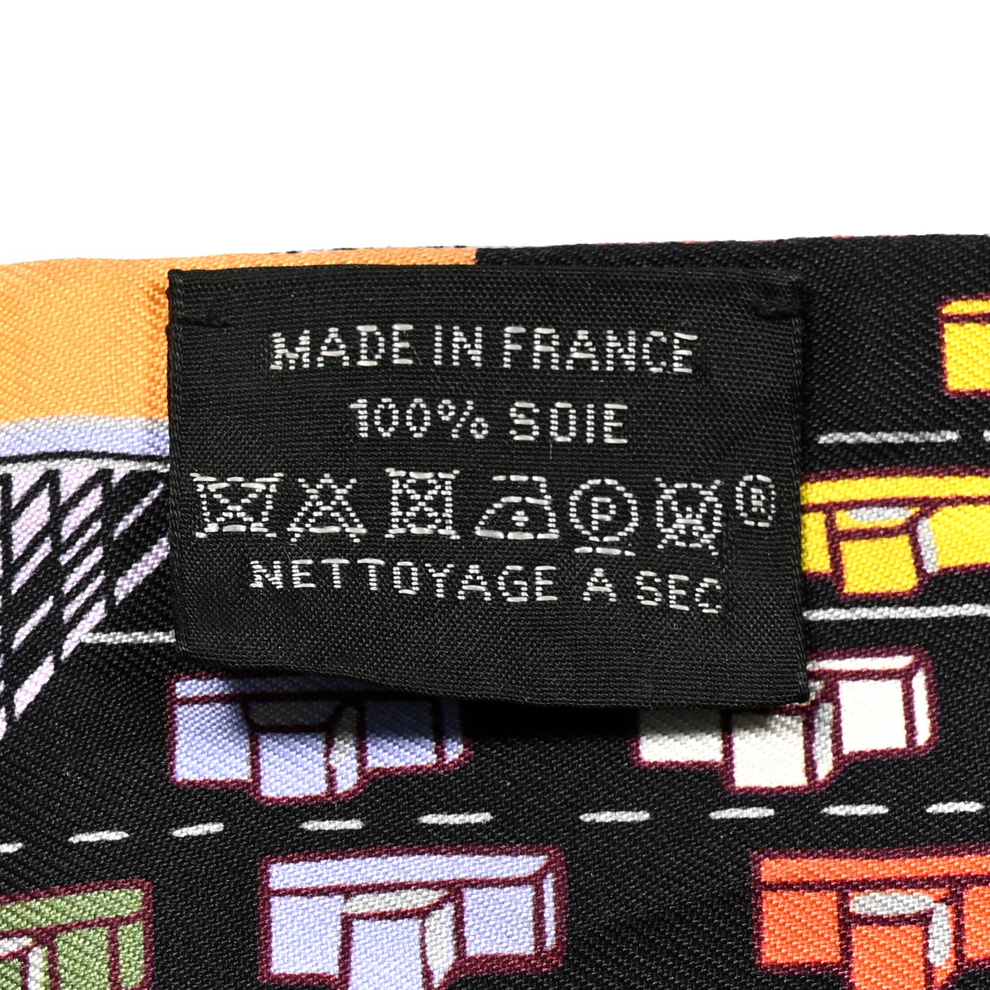 Silk Pantin City Twilly Black Parme Multicolore