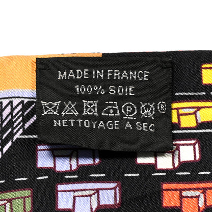 Hermes Silk Pantin City Twilly Black Parme Multicolore 3 of 3