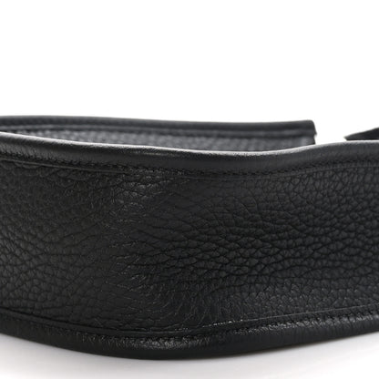 Hermes Taurillon Clemence Evelyne TPM Black 10 of 11