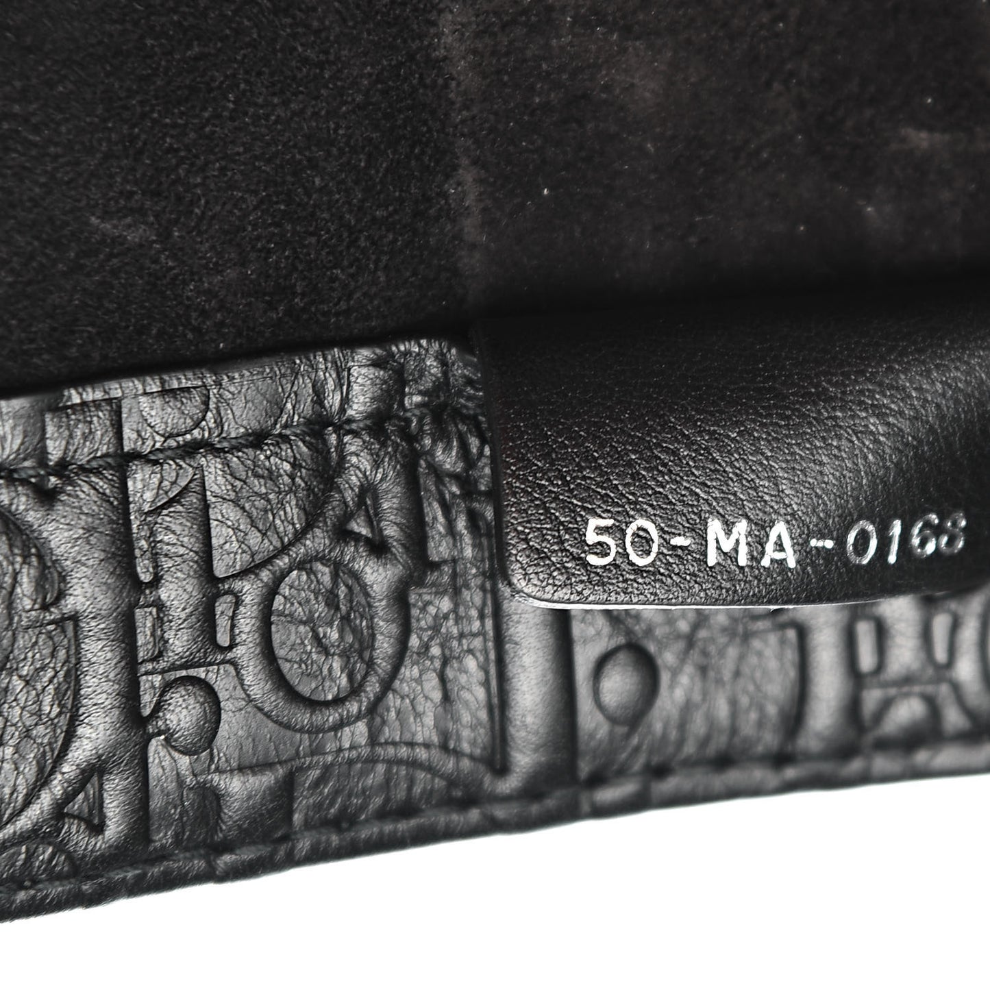 Oblique Calfskin Embossed Book Tote Black