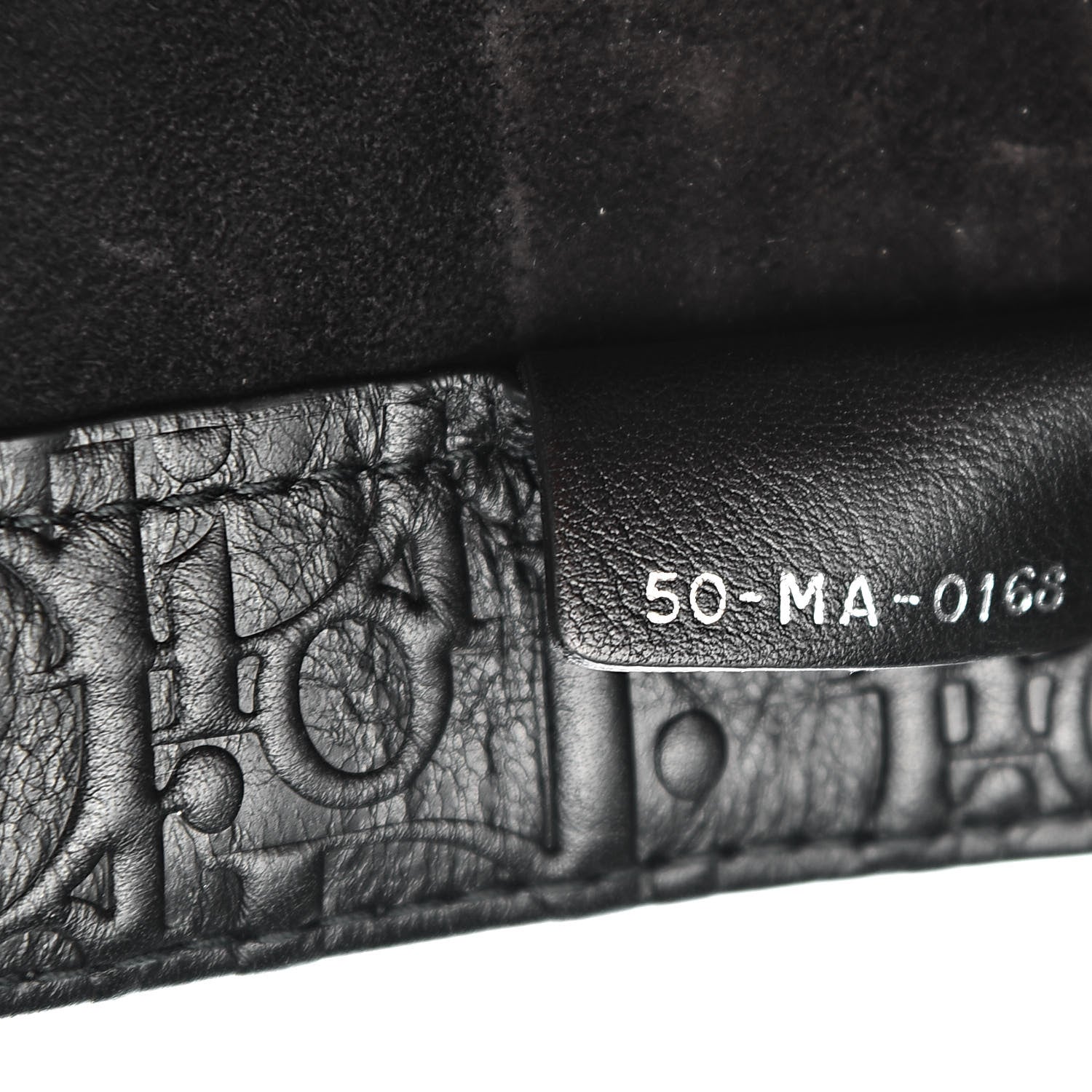 Christian Dior Oblique Calfskin Embossed Book Tote Black 7 of 12