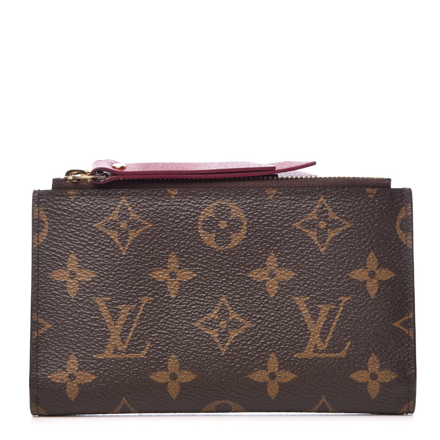 Monogram Adele Compact Wallet Fuchsia
