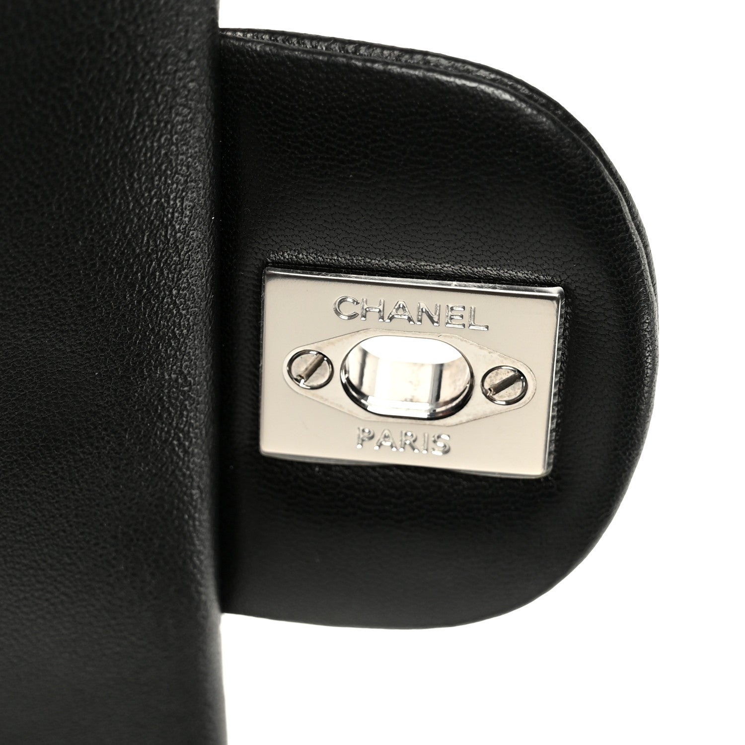 Chanel Lambskin Quilted Mini Square Flap Black 7 of 11