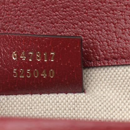 Gucci X DORAEMON Mini Vintage GG Supreme Monogram Web Slim Belt Bag Beige Cherry Red 7 of 11
