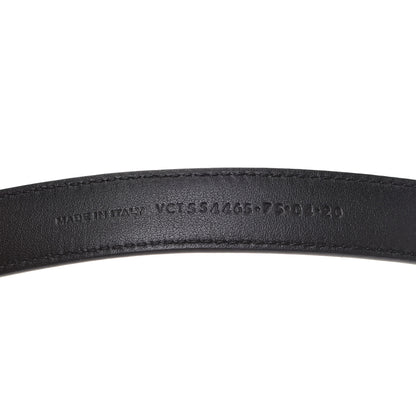 Saint Laurent Calfskin Monogram Narrow Square Buckle Belt 75 30 Black 5 of 7