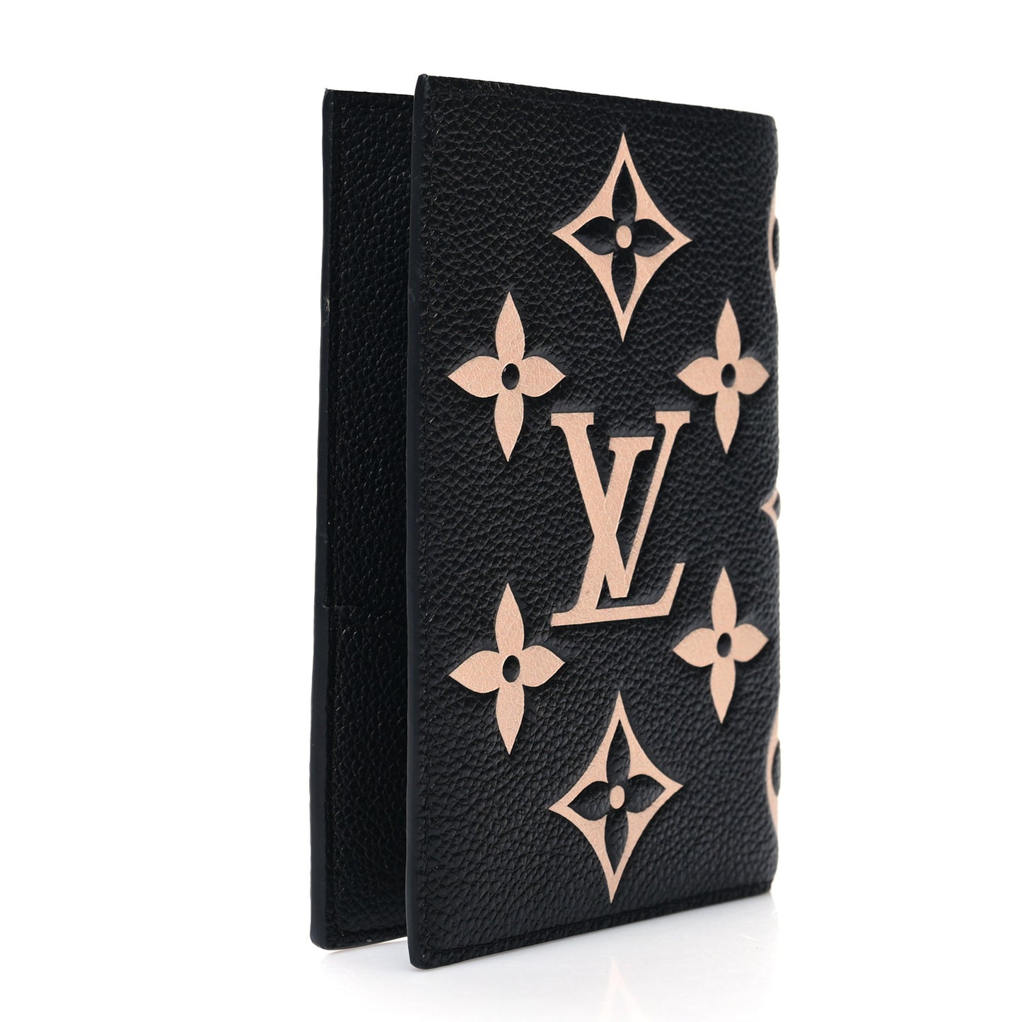 Empreinte Monogram Giant Passport Cover Black Beige