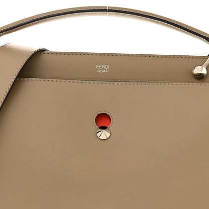 Fendi Vitello Baltico Dolce DotCom Satchel Tortora Papavero 9 of 13