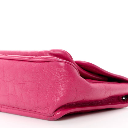 Saint Laurent Crinkled Calfskin Matelasse Monogram Baby Niki Chain Satchel Freesia 11 of 13