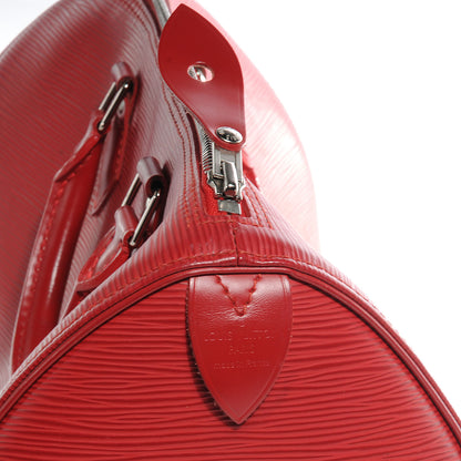 Louis Vuitton Epi Speedy 30 Red 5 of 11