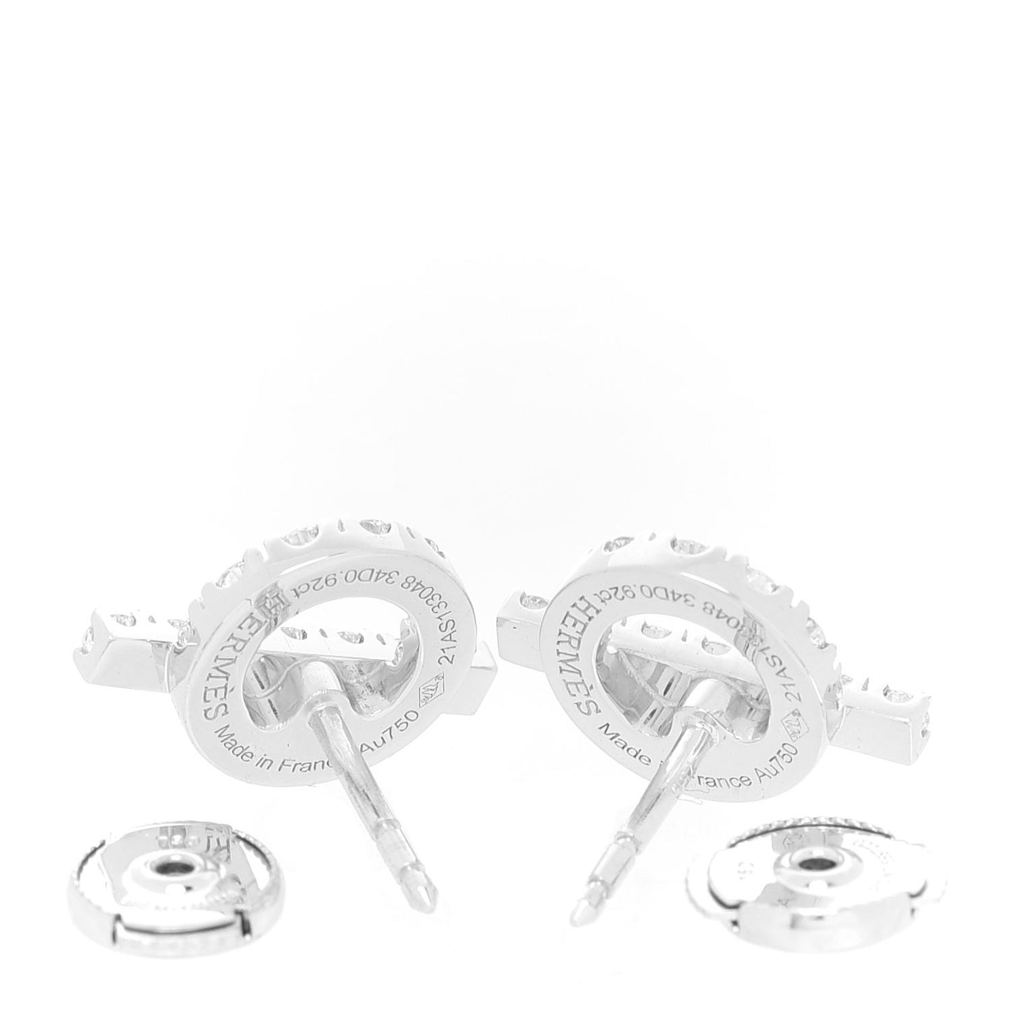 18K White Gold Diamond Finesse Earrings