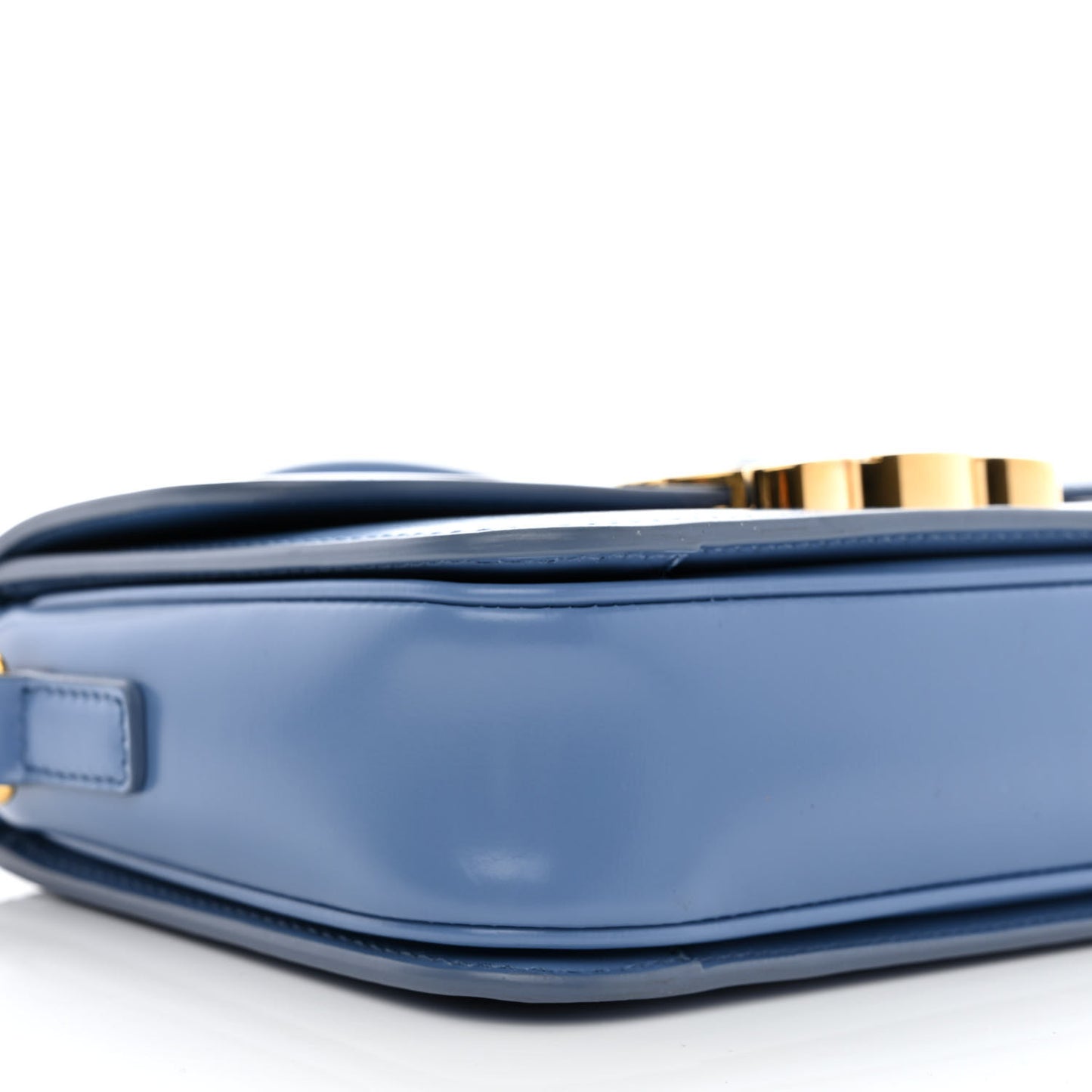 Shiny Calfskin Teen Triomphe Azure