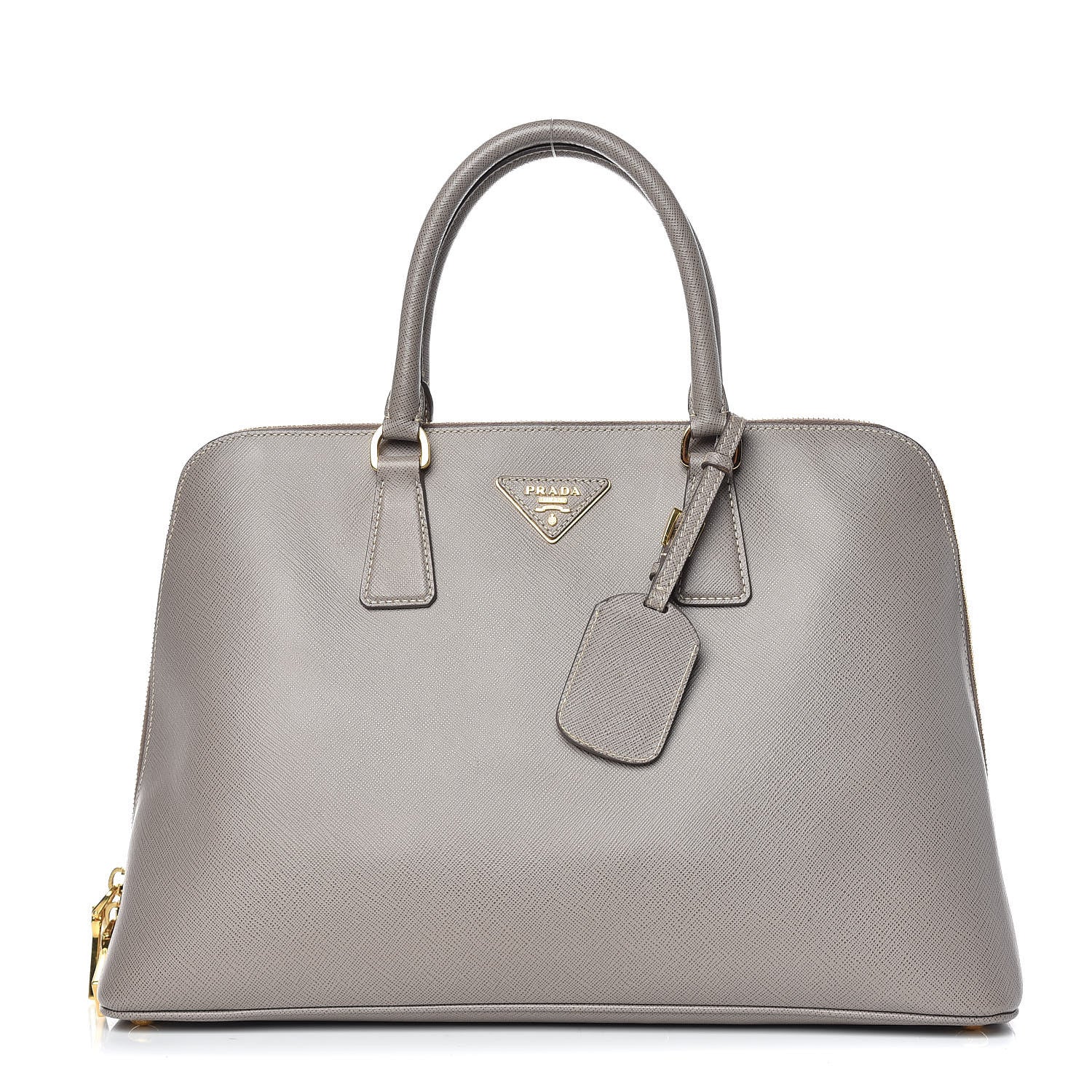 Prada Saffiano Lux Large Promenade Tote Argilla 1 of 10