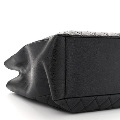 Chanel Caviar Quilted Grand Shopping Tote GST Black 9 of 11