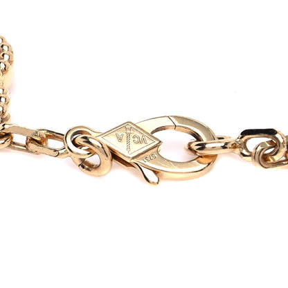 Van Cleef & Arpels 18K Yellow Gold Mother of Pearl 5 Motifs Vintage Alhambra Bracelet 4 of 6