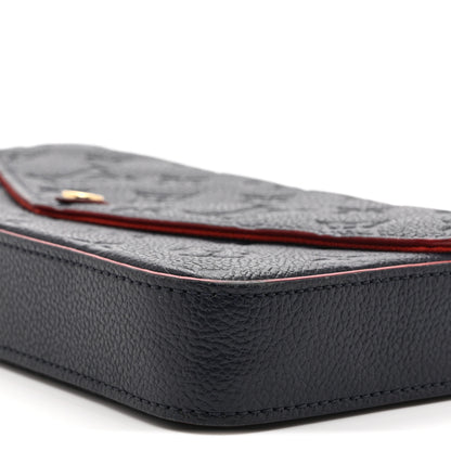 Louis Vuitton Empreinte Pochette Felicie Chain Wallet Marine Rouge 11 of 11