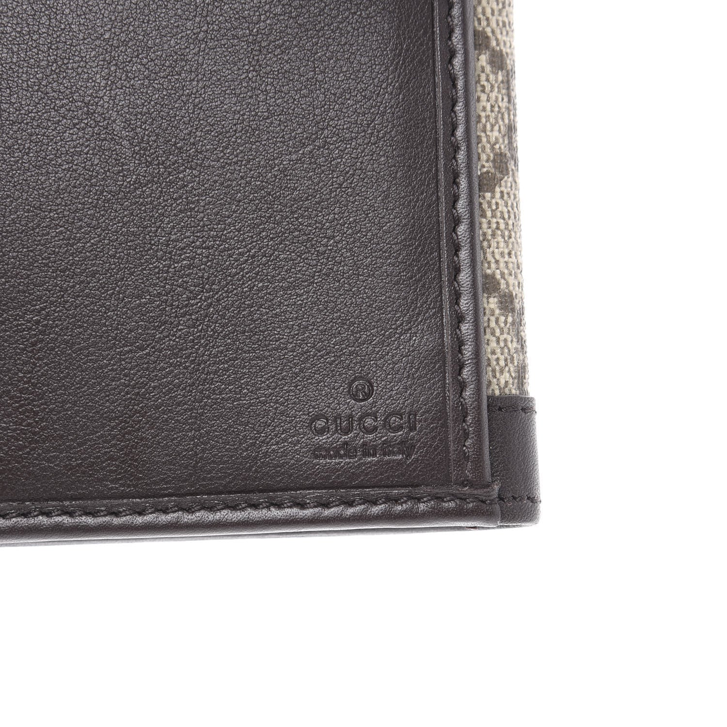 Gucci Monogram Script Continental Wallet Dark Brown 5 of 8