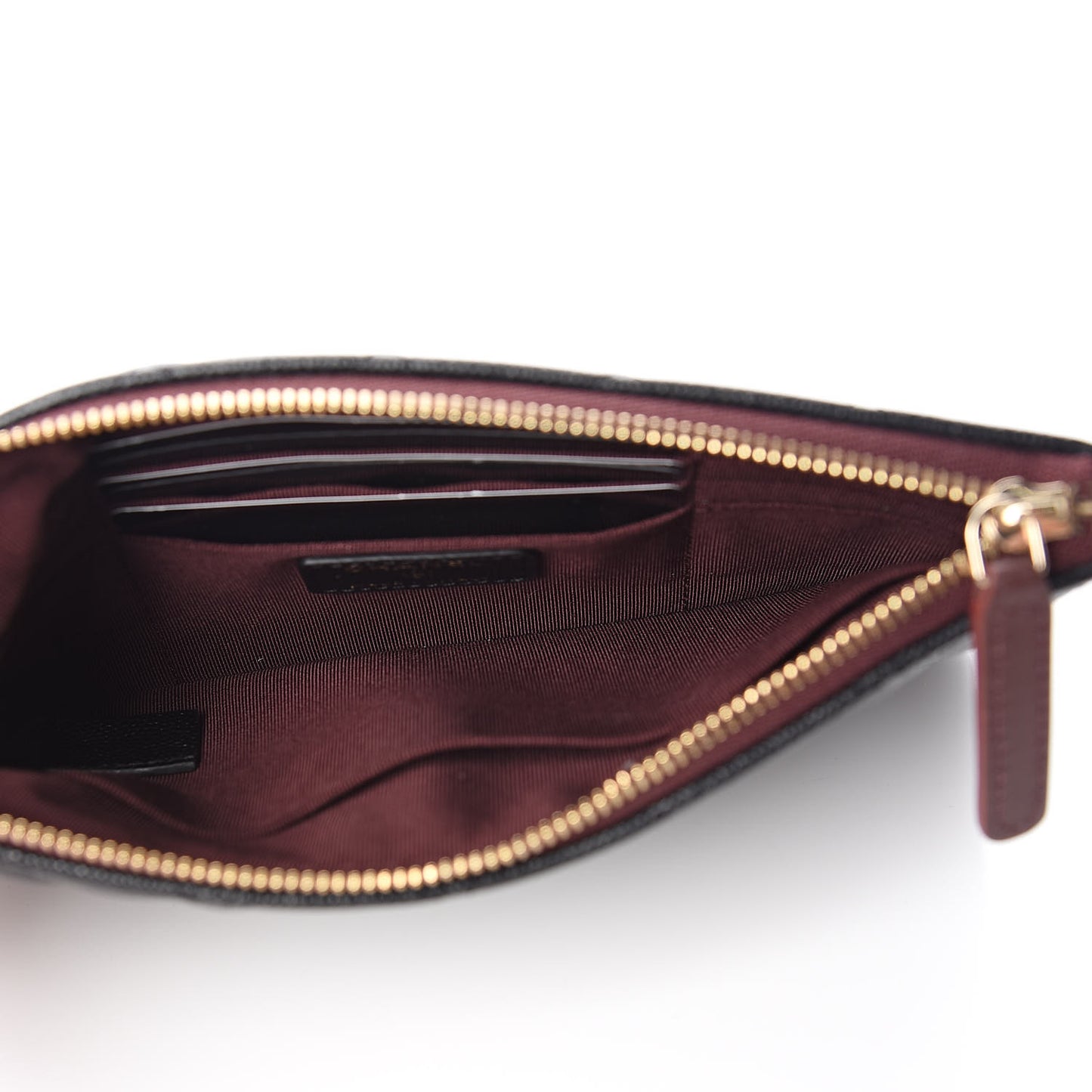 Caviar Quilted Small Pouch Black