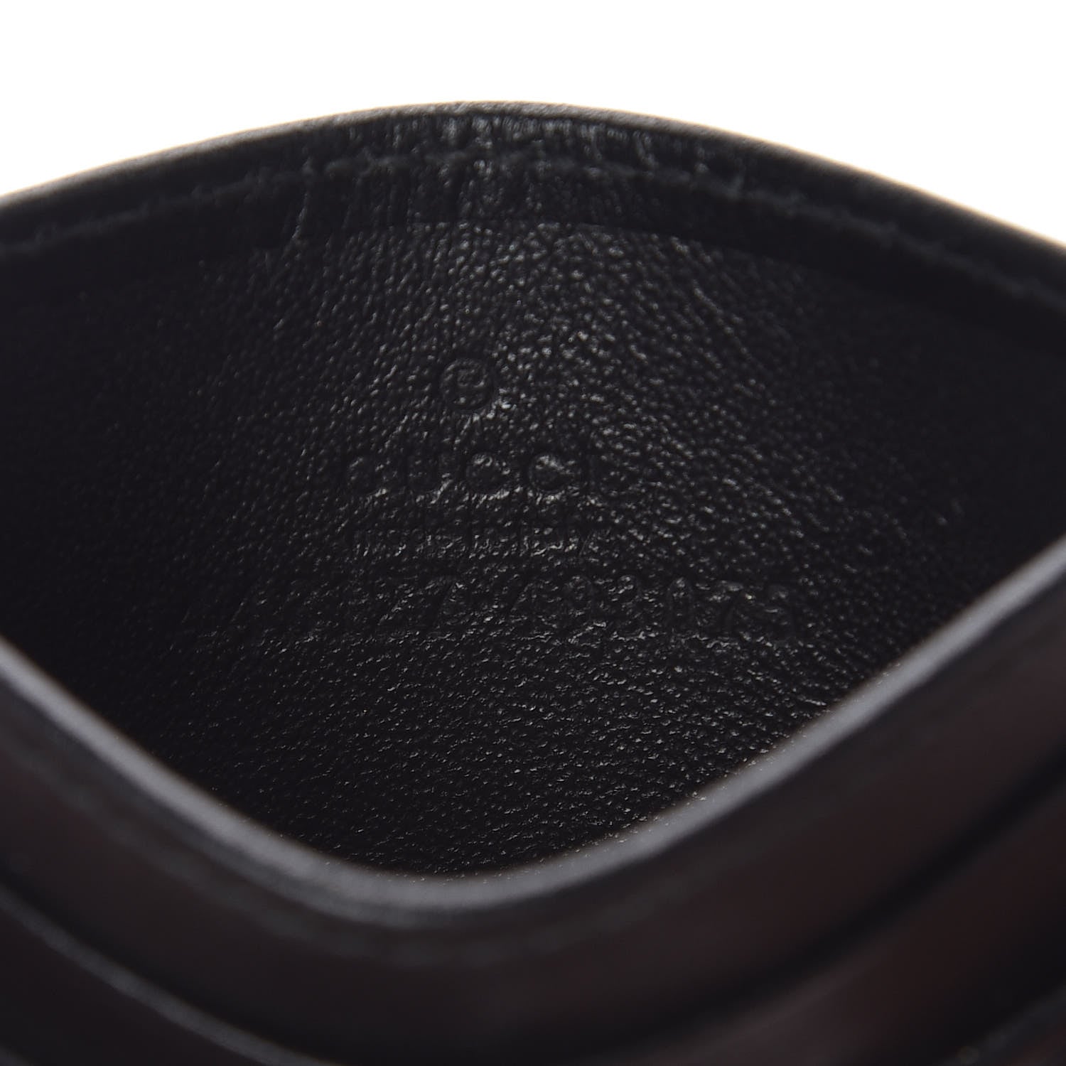Gucci Calfskin Matelasse GG Marmont Card Holder Black 6 of 8