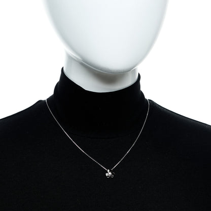Van Cleef & Arpels 18K White Gold Diamond Mini Frivole Pendant Necklace 2 of 6