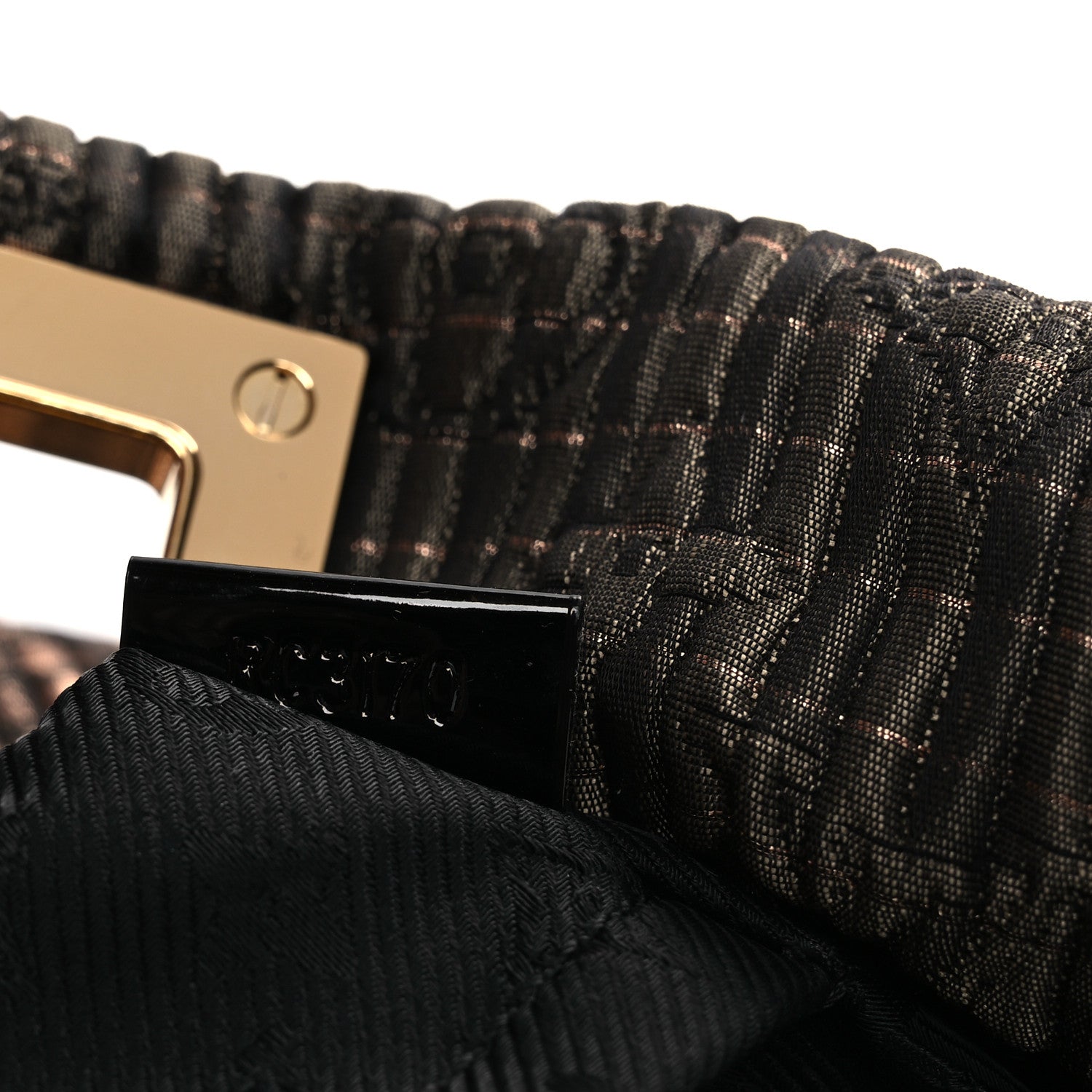 Louis Vuitton Jacquard Quilted Monogram Altair Clutch Bronze 8 of 13