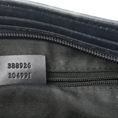 Gucci GG Supreme Monogram Web Flat Messenger Bag Navy 7 of 10